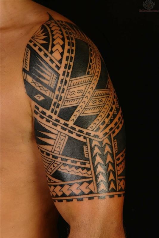 τατουάζ μαορί άνδρες τατουάζ άνω βραχίονα
