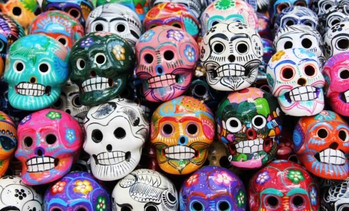 μάσκες για τη γιορτή του θανάτου του Μεξικού