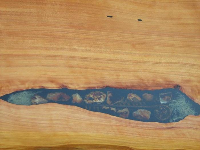 τραπέζια από μασίφ ξύλο Woodcraft By Design θαλάσσιο στυλ γεμίζουν ρωγμές