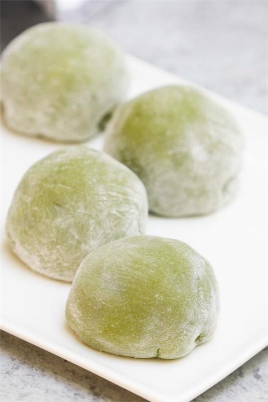 συνταγή παγωτού matcha mochi