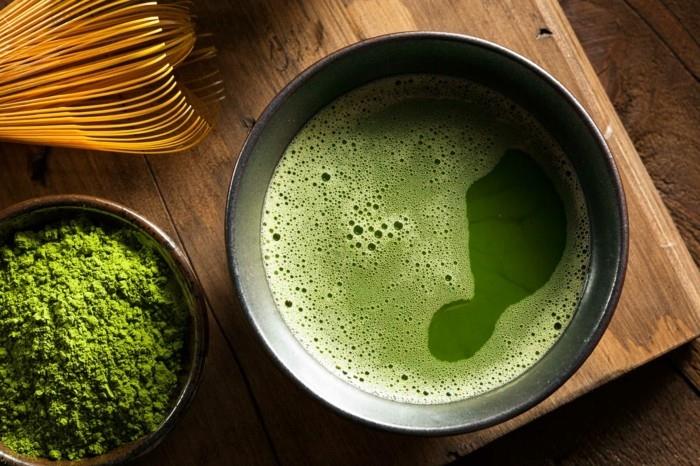 τσάι matcha ιαπωνικό υγιές pick-me-up