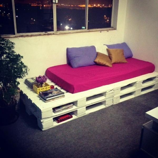 φτιάξτε τα δικά σας έπιπλα ξύλινες παλέτες μαξιλάρια καναπέ -κρεβάτι