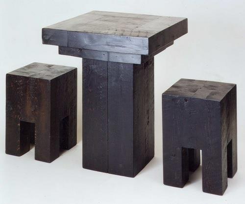 σχέδια επίπλων από ανακατασκευασμένο ξύλινο τραπέζι hocher jay sanders