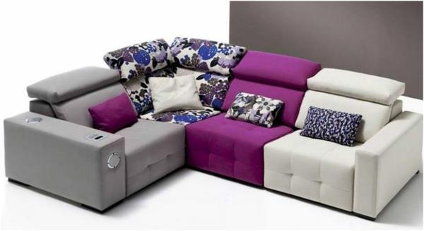 μαξιλαράκια με καναπέ σε σχήμα χρώματος