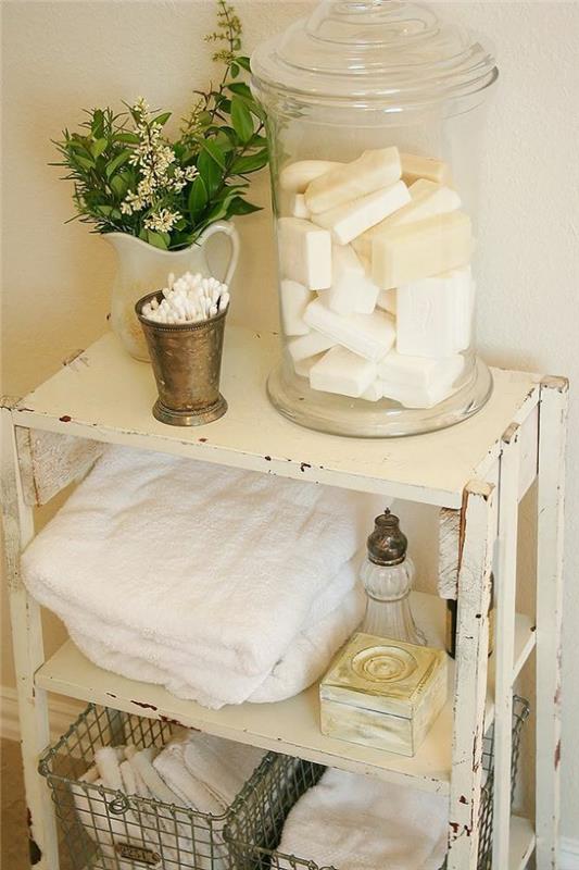 έπιπλα shabby chic deco ρουστίκ αξεσουάρ σπιτιού έπιπλα μπάνιου