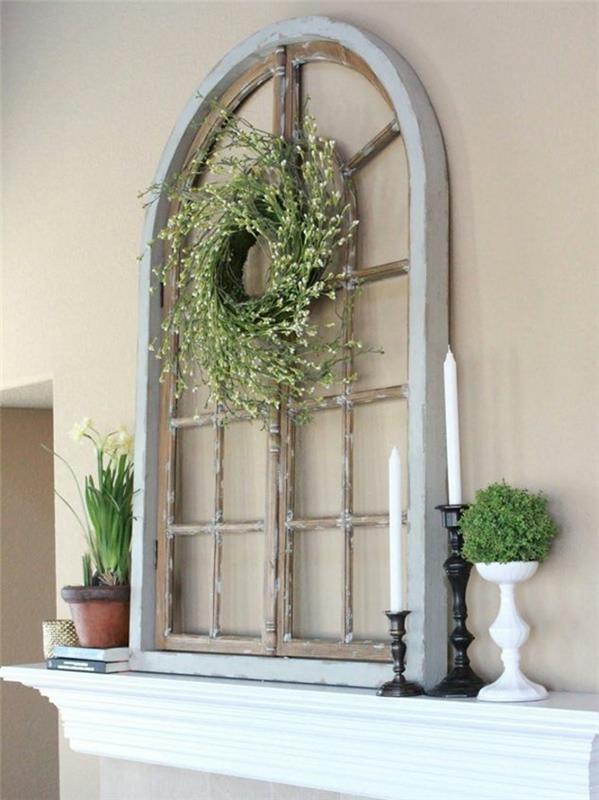 έπιπλα shabby chic deco ρουστίκ αξεσουάρ σπιτιού παράθυρο