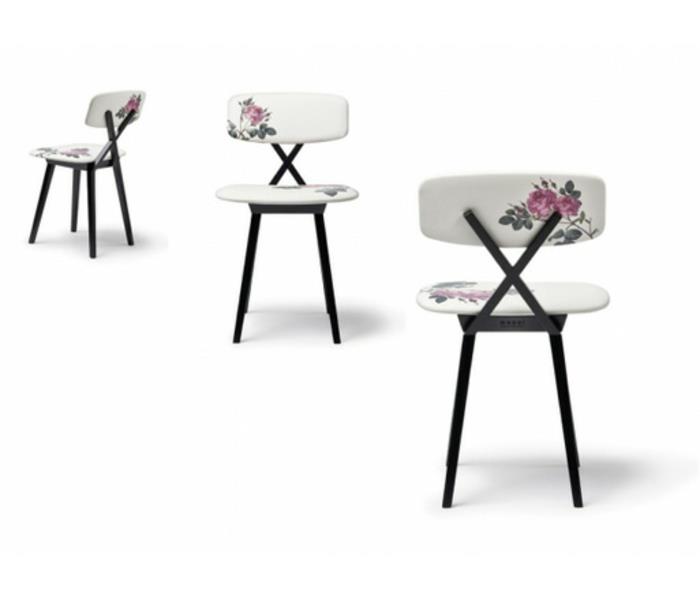 σχέδιο επίπλων nika zupanc καρέκλες τριαντάφυλλα μοτίβα