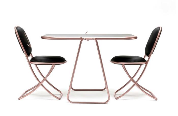 σχεδιασμός επίπλων nika zupanc καλοκαιρινό τραπέζι καρέκλες