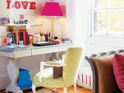 girly γραφείο σπίτι κομψό ροζ επιτραπέζιο φωτιστικό
