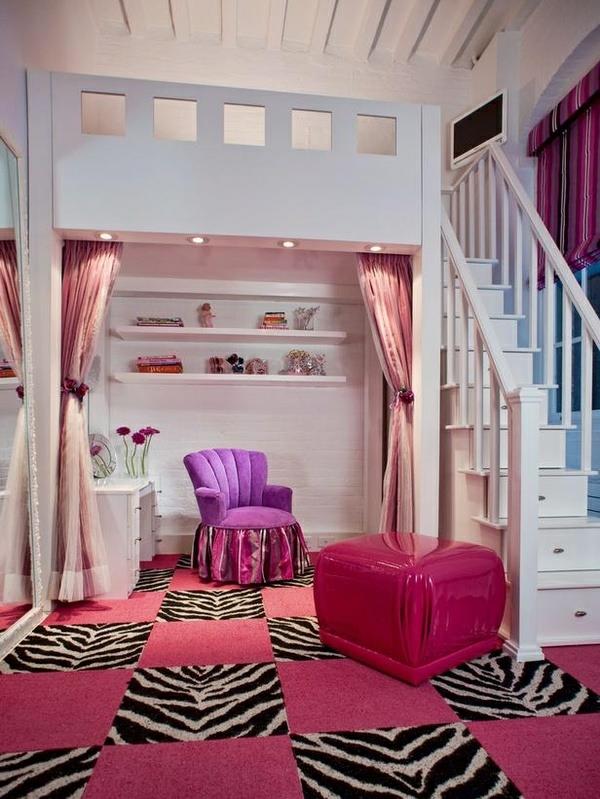 κορίτσια-δωμάτια-σχεδιασμός-πολυτέλεια-σε-2-επίπεδα-καθίσματα-ροζά-τόνους