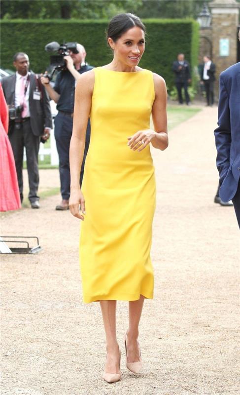 meghan markle κίτρινο καλοκαίρι