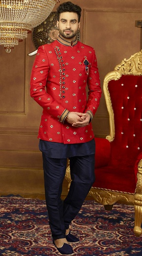 Düğün için Jodhpuri Sherwani Tasarım