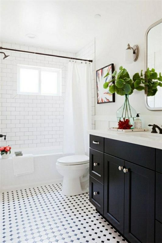 Καλύτερες ιδέες για 25 μαύρα λευκά μπάνια στο Pinterest Classic Style