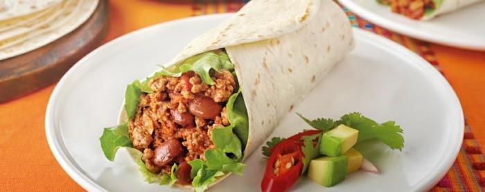 μεξικάνικο burritos chili sin carne αβοκάντο