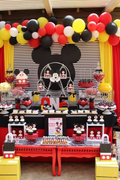 Peliuko Mikio 1 -ojo gimtadienio šventės puošmena