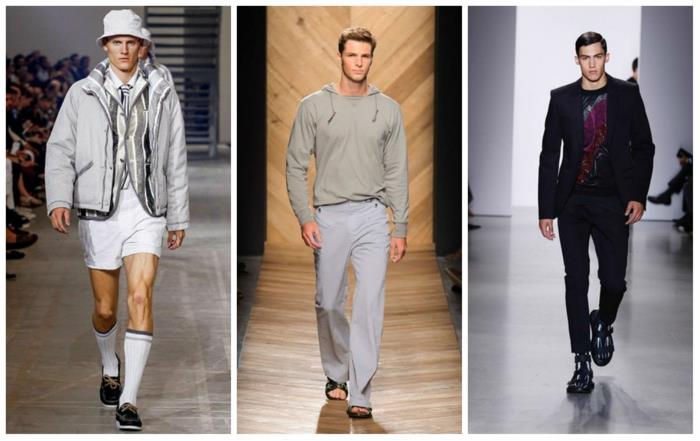 ανδρικές τάσεις μόδας 2016 κομψό παντελόνι κοντό παντελόνι casual fashion τάσεις άνοιξη