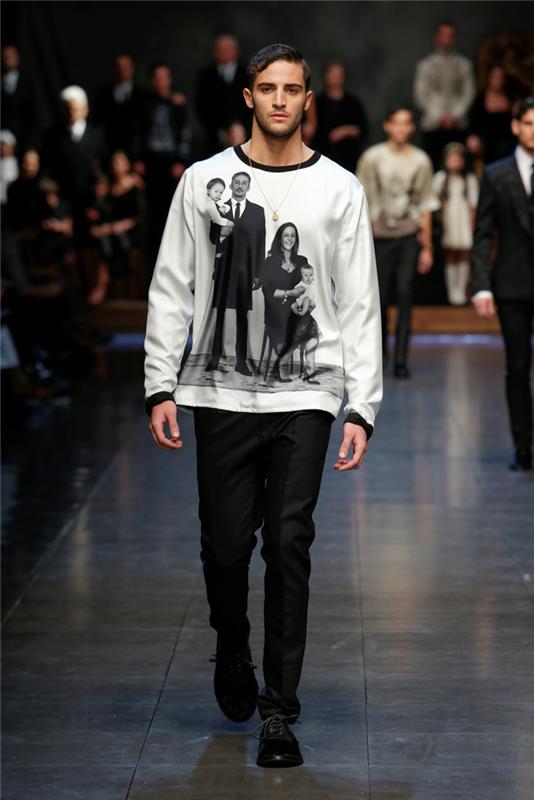ανδρικές τάσεις μόδας 2016 κομψό παντελόνι μαύρες εκτυπώσεις πουλόβερ μπλουζάκι ανδρικές τάσεις μόδας