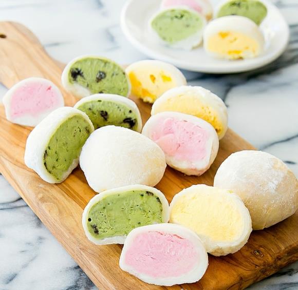 συνταγή παγωτού mochi