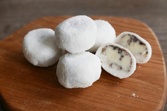 mochi παγωτό βανίλια κακάο