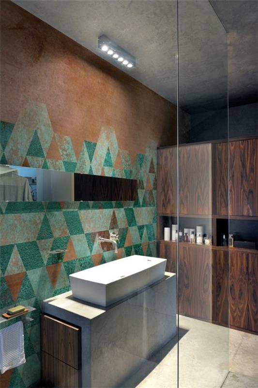 μοντέρνα επίπλωση σχεδιασμού μπάνιου σχεδιασμός τοίχου