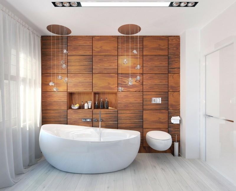 μοντέρνα μπάνια ξύλινο ντουλάπι ενσωματωμένο ανεξάρτητο μπανιέρα πολυτελές μπάνιο
