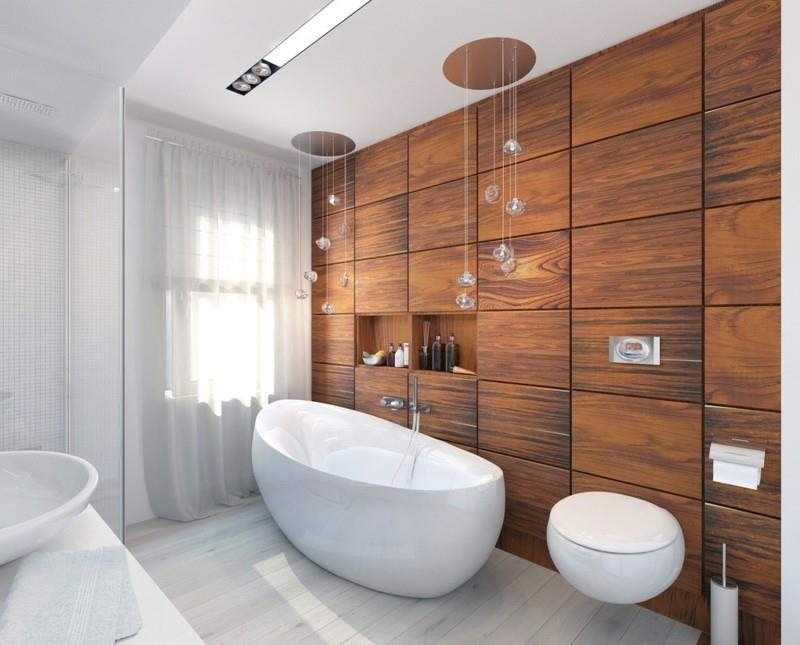 μοντέρνα μπάνια ξύλινο ντουλάπι ενσωματωμένη ανεξάρτητη μπανιέρα