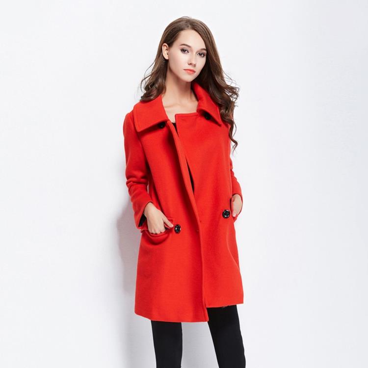 μοντέρνα γυναικεία παλτά τρέχοντα χρώματα κόκκινο