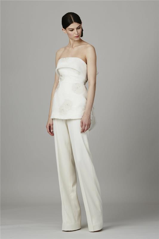 μοντέρνα νυφικά Lela Rose νυφικό κοστούμι μόδας