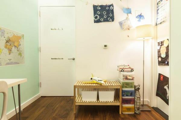 μοντέρνο διαμέρισμα στο παιδικό δωμάτιο SoHo ξύλινο δάπεδο