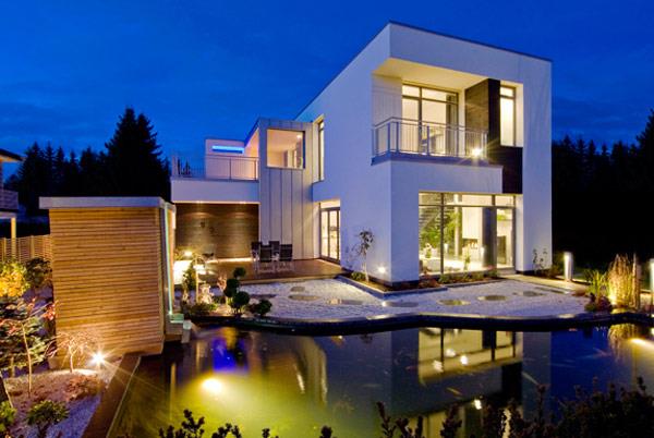 μοντέρνοι αρχιτέκτονες σπίτια σε όλο τον κόσμο κήπο πισίνα κήπο φώτα φωτισμού