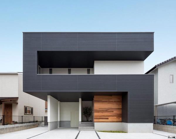 μοντέρνα αρχιτεκτονική - ένα όμορφο ονειρεμένο σπίτι
