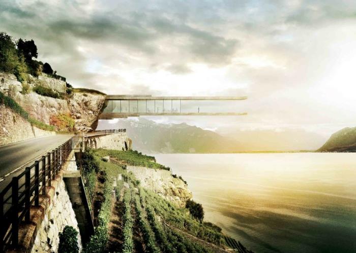 σύγχρονη αρχιτεκτονική μελλοντική θέα μουσείο του μελλοντικού ουρανοξύστη φωτεινό τολμηρό έξυπνο