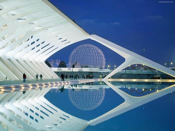 σύγχρονη αρχιτεκτονική μελλοντική θέα μουσείο του μελλοντικού φωτός ουρανοξύστη