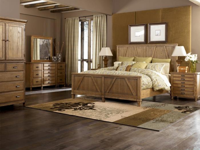 μοντέρνα καλύμματα δαπέδου laminate υπνοδωμάτιο δαπέδου μπεζ αποχρώσεις ξύλινα έπιπλα