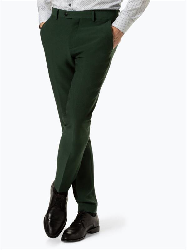 μοντέρνα πράσινα ανδρικά παντελόνια