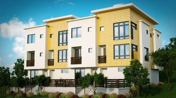 σύγχρονη ακίνητη περιουσία σε κοινόχρηστα διαμερίσματα