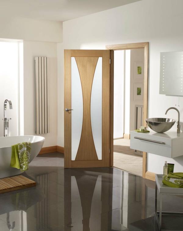 μοντέρνο εσωτερικό πόρτα aderhac design γυάλινο ξύλινο μπάνιο