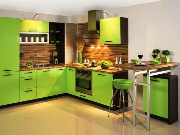 μοντέρνες κουζίνες πράσινα έπιπλα συμπαγή λειτουργικά
