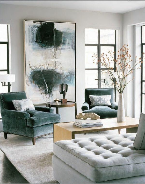 μοντέρνας τέχνης γκρίζος καναπές σαλόνι
