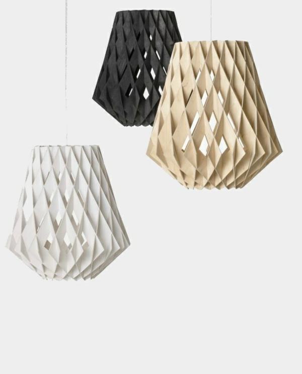 μοντέρνα κρεμαστά φώτα origami led κρεμαστά φώτα διαμάντια
