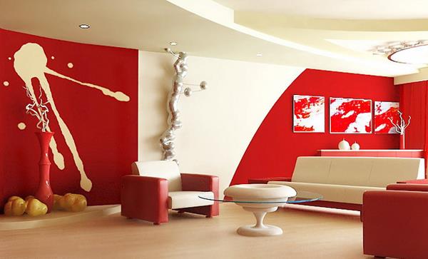 μοντέρνα κόκκινα έπιπλα μοτίβο τέχνης διακόσμηση πολυθρόνας εικόνες