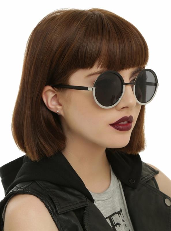 μοντέρνα γυναικεία γυαλιά ηλίου στρογγυλά γυαλιά μόδας