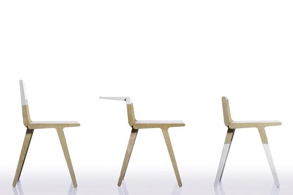 μοντέρνες καρέκλες έμφαση σχεδιαστική λύση ιδέα ξύλο
