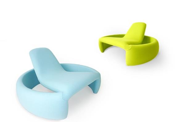 μοντέρνες καρέκλες έμφαση σχεδιαστική ιδέα λύσης