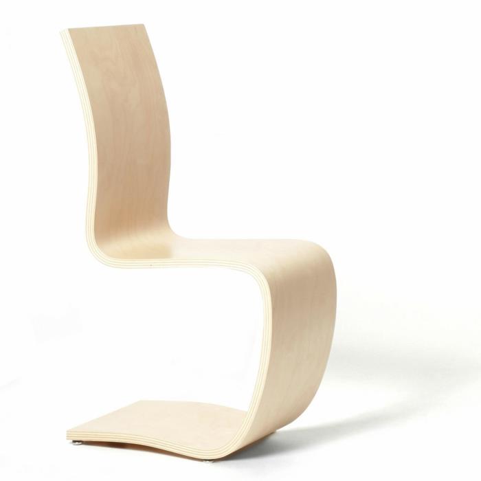 μοντέρνες καρέκλες δροσερό σχέδιο ξύλο κομψό