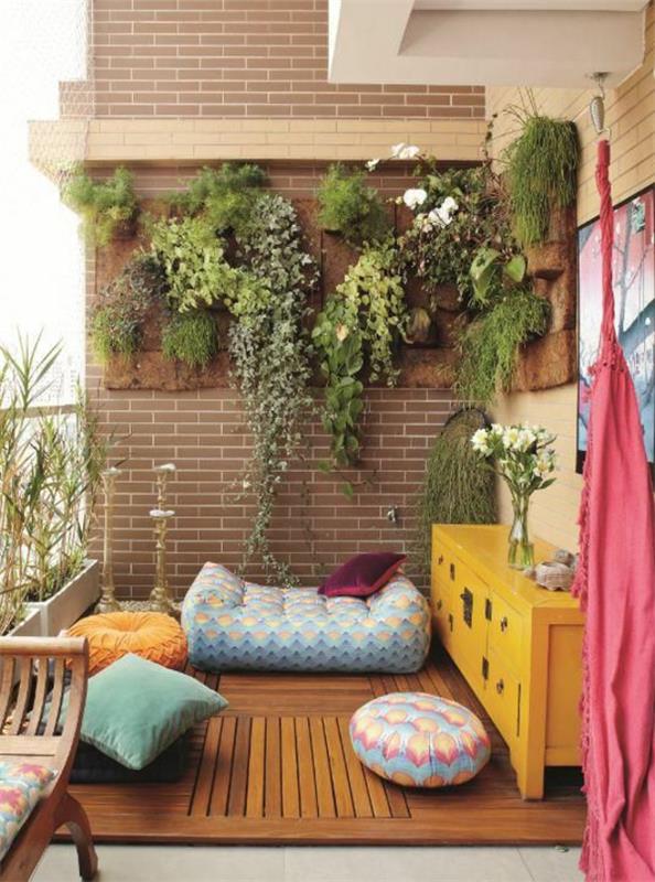 Μοντέρνα-βεράντα-design-deco-ιδέες-κάθετος-κήπος-σχεδιασμός