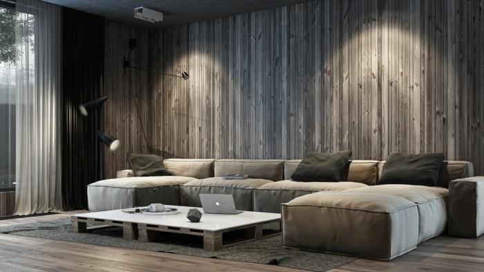 μοντέρνο σχεδιασμό τοίχου ξύλινα πάνελ τοίχου σαλόνι