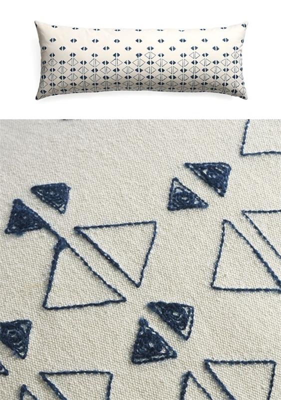 μοντέρνες ιδέες σπιτιού ρίξτε μαξιλάρια ρίξτε μαξιλάρια γεωμετρικά μοτίβα