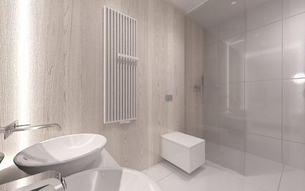 μοντέρνα σύγχρονη αρχιτεκτονική απλός νεροχύτης μπάνιου