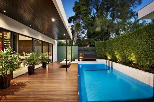 μοντέρνο αρχιτεκτονικό σπίτι balaclava δρόμος ξύλινη βεράντα πισίνα